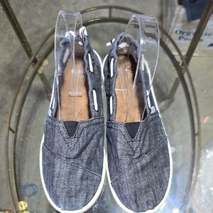Toms Charcoal Slip-On Shoes